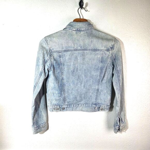 Womem's GAP 1969 Blue Cotton Denim Button Up Jacket Size XS - Picture 5 of 11